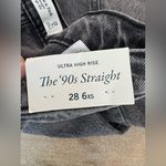 Abercrombie & Fitch  Ultra High Rise 90s Straight Jean Sz 26 Extra Short New Photo 4