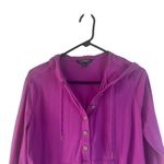 Ralph Lauren Lauren Women's Size Large Purple Pink Half Button Light Sweater Photo 1