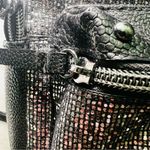 Victoria's Secret Victoria’s Secret Black Glitter Small City Backpack Photo 5