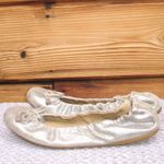 Donald J Pliner Womens 8 Ballet Flats Shoes Silver Photo 3