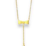 Bow Pendant Necklace for Women Gold Photo 0