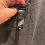 Yogalicious Womens Lace Up Back Gray Pullover Top Sweatshirt Long Sleeve Large Photo 4