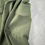 Rachel Zoe Olive Green Cargo Utility Pants Womens Medium Straight Leg Flat Front Photo 3