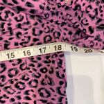 Cowgirl Hardware Animal Print Blk & Pink Embroidered Button Down Shirt EUC Sz M Size M Photo 9