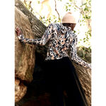 Free People  Misty Morning Printed Layer Faded Leopard Combo size M Photo 2