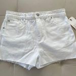 Billabong White Jean Shorts Photo 1