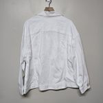 Lilly Pulitzer NWT Brixley Denim Jacket Resort White Sz L/XL Gold Buttons Beach Photo 5