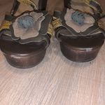 Decree  wood flower block Wedged heels Photo 4