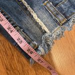 Funky Reworked Spliced Raw Hem Straight Leg High Rise Women’s Denim Jeans Size 30 Photo 10
