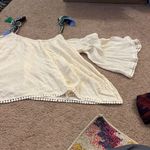 Cupcakes and Cashmere  cold shoulder blouse small Photo 2