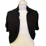 London Style  women's size XL black cropped cardigan Photo 3