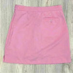 Monterey Club Women’s Golf Athletic Skort Pink Embroidered Flower Zip Size 8 Photo 5