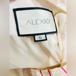 Alexis  Dimma Sleeveless 100% Linen MiniDress in Heather Beige Stripe Size S Photo 6