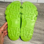 Birkenstock Birkis Lime Green Molded Sandal Walking Thong Sandals EU 38 US 7-8 Photo 2