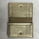 Coach Brown and Cream mini trifold Wallet Photo 2