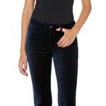 Paige  Hoxton ankle size 32 black crushed velvet jeans skinny excellent $197 Photo 4