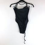 Good American Barely There One-Piece Swimsuit Strappy Stretch Black 5 US 2XL Photo 3