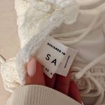 Sabo Skirt Top White Crop Lace Photo 2