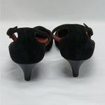 Bottega Veneta  Italian Suede Shoes Womens 37.5 (US 7.5) Black Wedge Heel Casual Photo 6