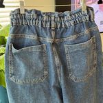 ZARA  paper bag waist jeans size 10 Photo 5