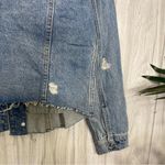 BLANK NYC  Distressed Raw Hem Denim Jean Jacket size S Small Photo 7