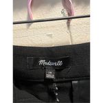 Madewell  Black Dress Pants Woman’s Size 16 - Flawed/ Missing Button Photo 9