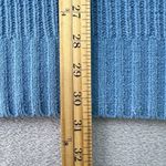 Soft Surroundings Soft Surrounding Womens Cozy Chenille Crewneck Fisherman Knit Sweater Blue Small Photo 6