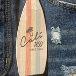 Cali 1850 Womens New  High Rise 90’s Boyfriend MIDI Shorts Photo 1