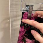 Talbots Cute black floral pleated whimsigoth meets schoolgirl a-line skirt  boho Photo 7