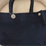 The Sak  crochet handbag dark navy purse satchel Photo 3