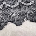 Maje  White Sweater with Black Lace Photo 8