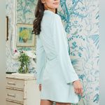 LAKE Pima Short Robe in Parisian Green Small Photo 3