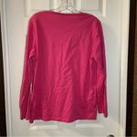 M&C Sportswear Pink Christmas Embroidered Long Sleeve top size 2X Photo 8