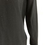 Vintage Travilla Womens Shift Dress 10 Black Mod Cocktail Rhinestone Long Sleeve Photo 2