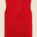 J.Crew  Cashmere Silk Blend Sweater Shell in Radiant Ruby, size XS Photo 0