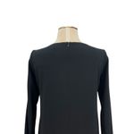 Gerard Darel  Sequin Shift‎ Dress Long Sleeve Black Silver Size 38 US 6 Photo 8