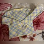 Timing MD yellow purple pastel knitted sweater Photo 2