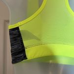 H&M Gray and Neon Yellow Racerback Sports Bra Small S Photo 8