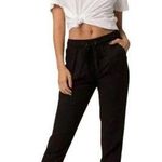 REWASH American Original  Drawstring Twill Rushed Jogger Pants Black Size Small Photo 1