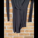 Haute Hippie   black wrap dress medium Photo 3