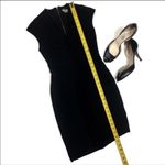 Helmut Lang $595  asymmetrical hem little black dress M Photo 9