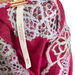 Free People Free Pink Love This Floral Embroidered Cutout Pink Bodysuit Top Women’s Size XS Photo 11