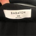 Aritzia  Babaton Mini Wrap Dress Black Chiffon Short Sleeve V-Neck Size XXS Photo 2