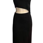 Forever 21 NWT ~ Black Cutout 1 Shoulder Bare Midriff Evening Dress ~ SMALL Photo 2