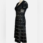 JS Collections JS Collection black lace & satin Cocktail Formal Holiday Wedding Guest  Dress 10 Photo 2