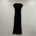 Reformation  Harlyn Black Cut Out Short Sleeve Maxi Dress Small S NWOT Photo 4