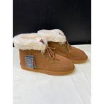 Lams Women's Tan Suede Water Stain Resistant Boots shoes Size 11 SKU 6046 Photo 1