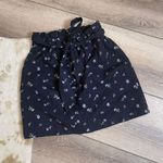 American Eagle  High Rise Paper Bag Floral Mini Skirt  Photo 0