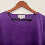 Oscar de la Renta Purple Thermal Top Photo 6