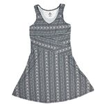 prAna Amelie Black & White Printed Stretch V-Neck Tank Fit & Flare Size Small Photo 2